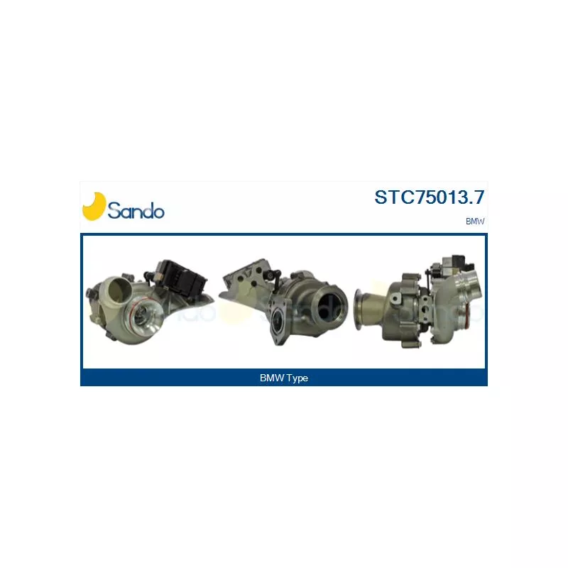 Turbocompresseur, suralimentation SANDO STC75013.7