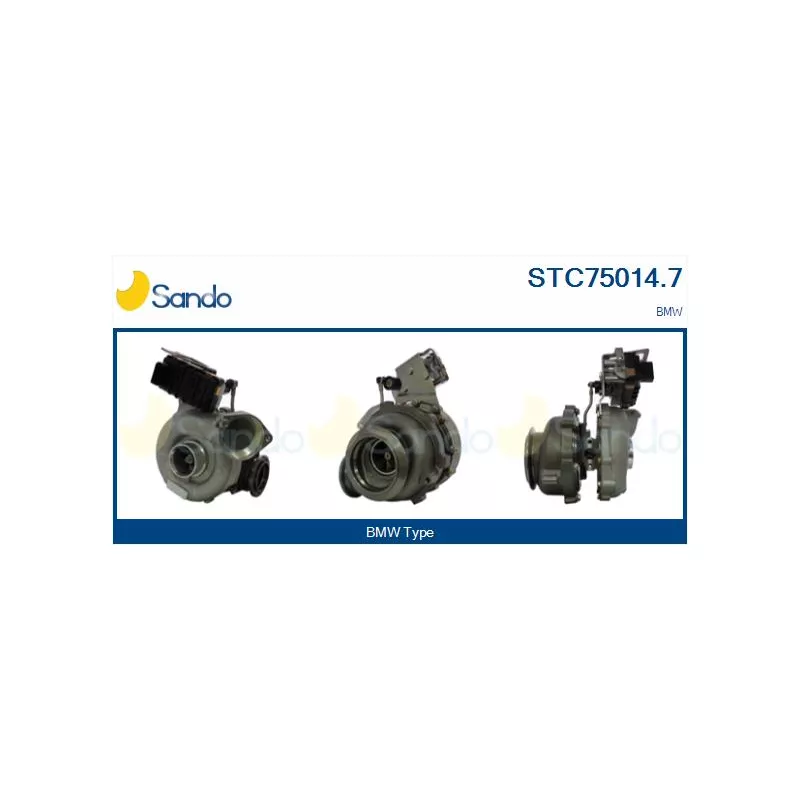Turbocompresseur, suralimentation SANDO STC75014.7