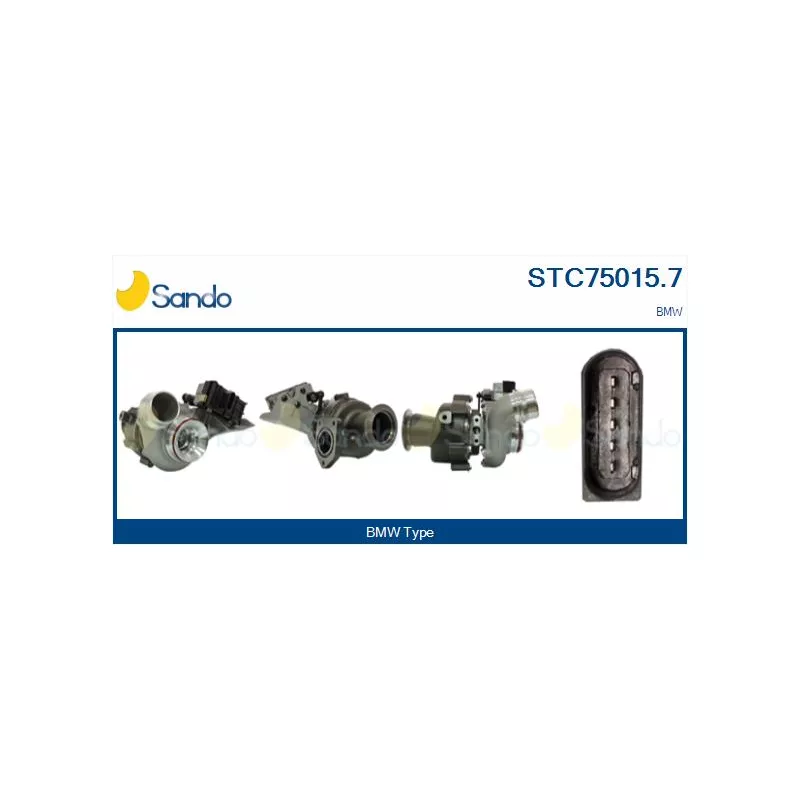 Turbocompresseur, suralimentation SANDO STC75015.7