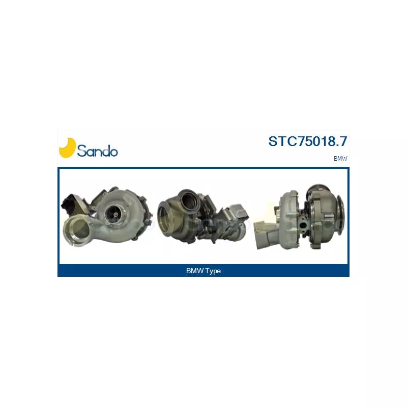Turbocompresseur, suralimentation SANDO STC75018.7