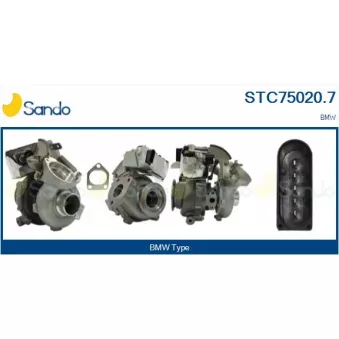 Turbocompresseur, suralimentation SANDO STC75020.7