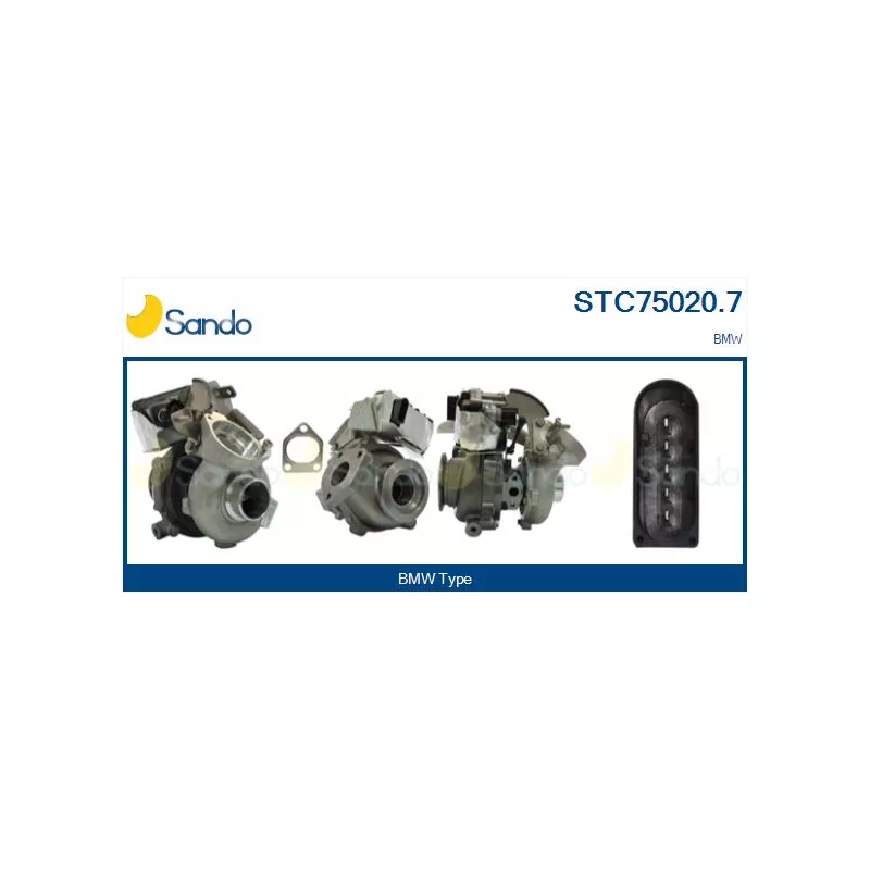 Turbocompresseur, suralimentation SANDO STC75020.7
