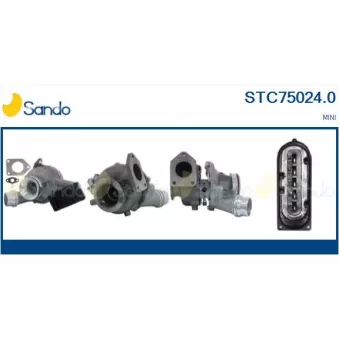 Turbocompresseur, suralimentation SANDO STC75024.0