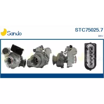 Turbocompresseur, suralimentation SANDO STC75025.7