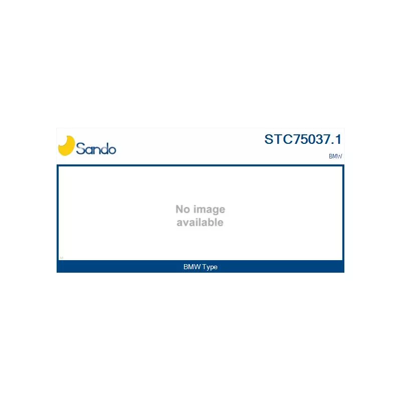 Turbocompresseur, suralimentation SANDO STC75037.1
