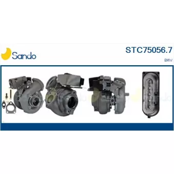 Turbocompresseur, suralimentation SANDO STC75056.7