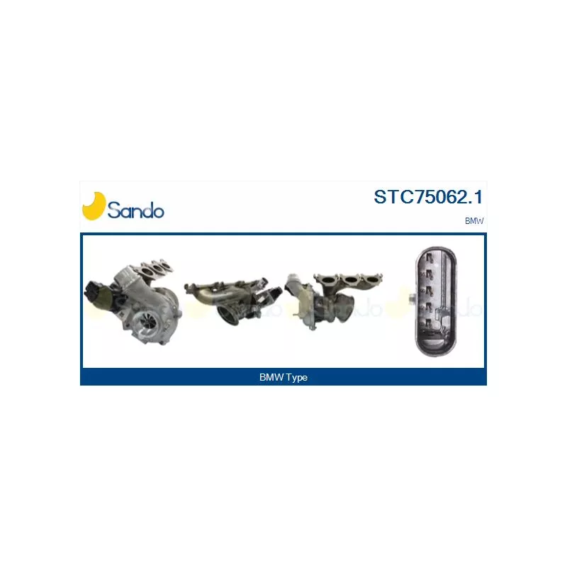 Turbocompresseur, suralimentation SANDO STC75062.1