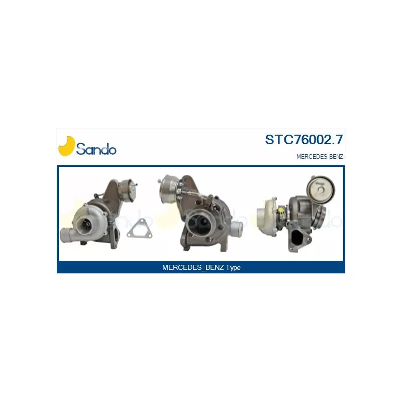 Turbocompresseur, suralimentation SANDO STC76002.7