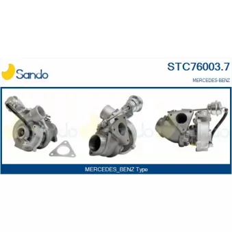 Turbocompresseur, suralimentation SANDO STC76003.7