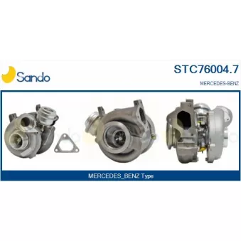 Turbocompresseur, suralimentation SANDO STC76004.7