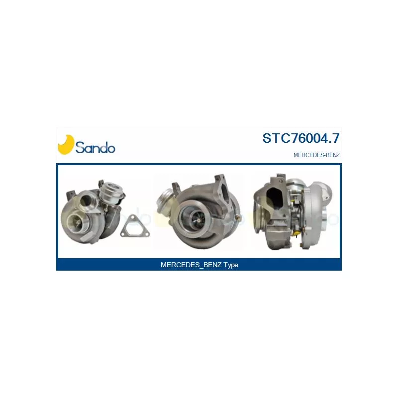 Turbocompresseur, suralimentation SANDO STC76004.7