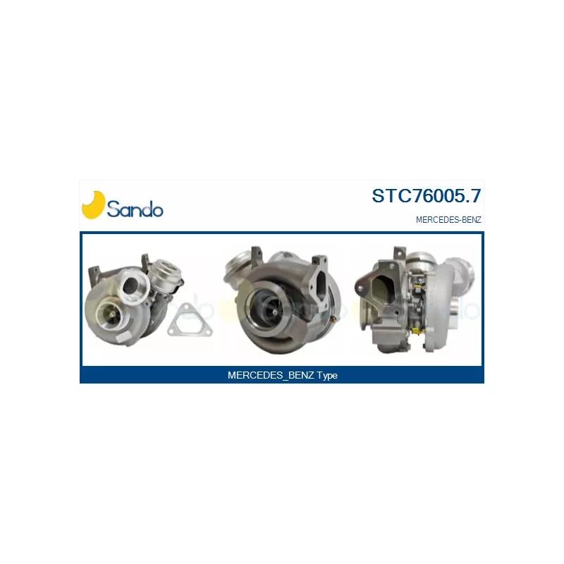 Turbocompresseur, suralimentation SANDO STC76005.7