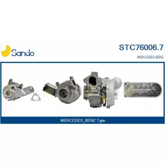 Turbocompresseur, suralimentation SANDO STC76006.7