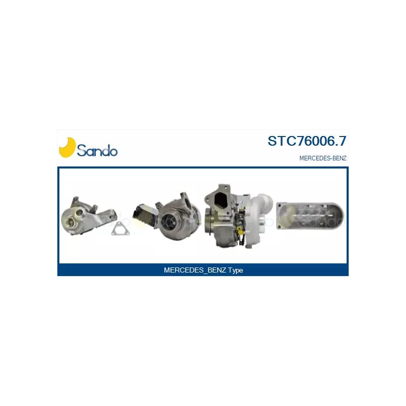 Turbocompresseur, suralimentation SANDO STC76006.7
