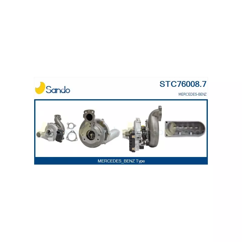 Turbocompresseur, suralimentation SANDO STC76008.7