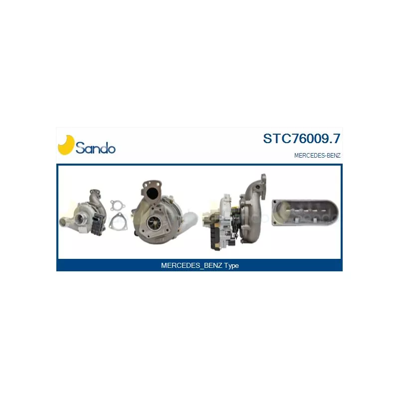 Turbocompresseur, suralimentation SANDO STC76009.7