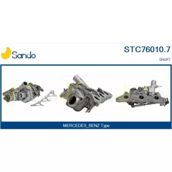 Turbocompresseur, suralimentation SANDO STC76010.7