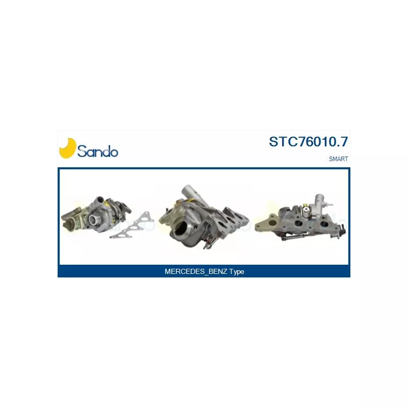 Turbocompresseur, suralimentation SANDO STC76010.7