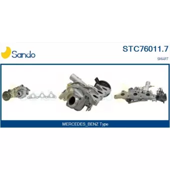 Turbocompresseur, suralimentation SANDO STC76011.7