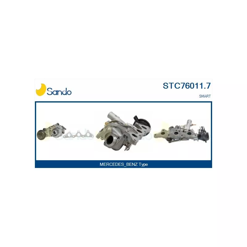 Turbocompresseur, suralimentation SANDO STC76011.7