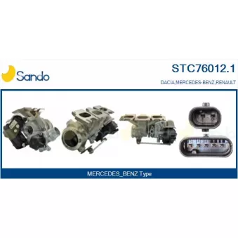 Turbocompresseur, suralimentation SANDO STC76012.1
