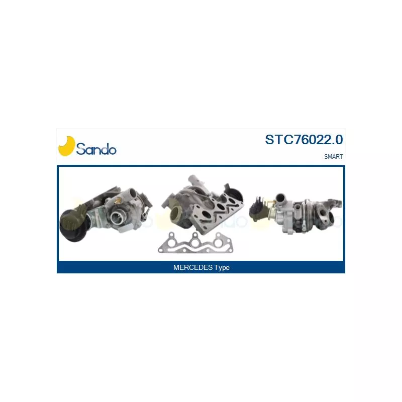 Turbocompresseur, suralimentation SANDO STC76022.0