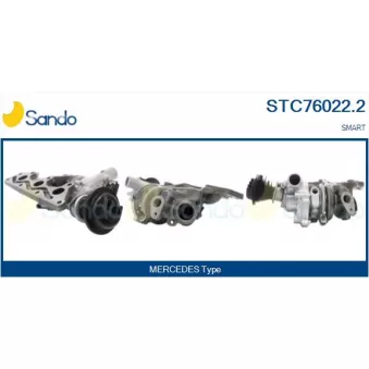 Turbocompresseur, suralimentation SANDO STC76022.2