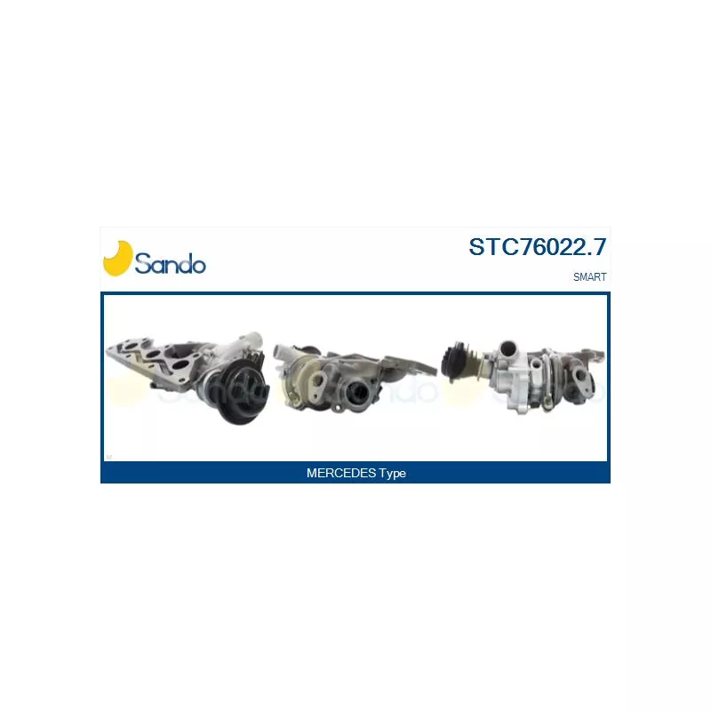 Turbocompresseur, suralimentation SANDO STC76022.7