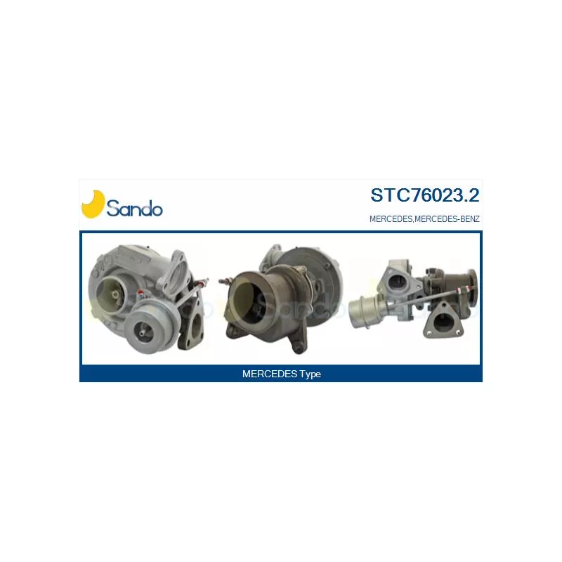 Turbocompresseur, suralimentation SANDO STC76023.2