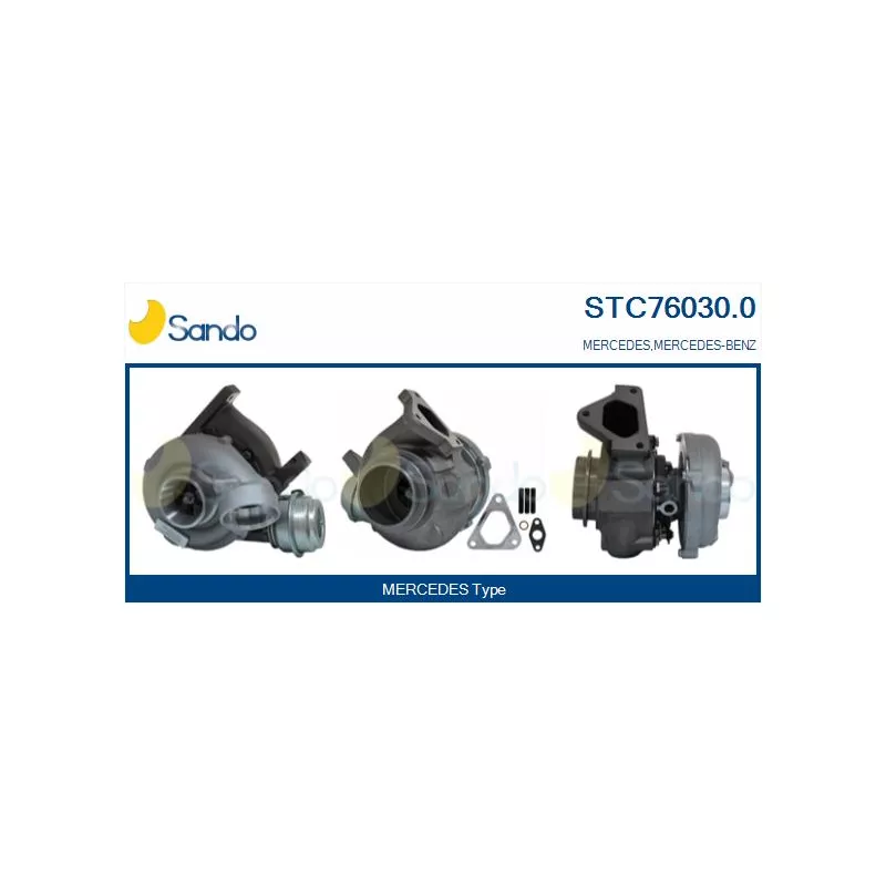 Turbocompresseur, suralimentation SANDO STC76030.0
