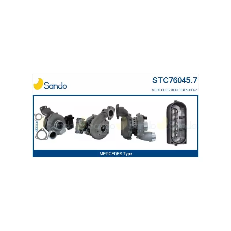 Turbocompresseur, suralimentation SANDO STC76045.7