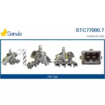 Turbocompresseur, suralimentation SANDO STC77000.7