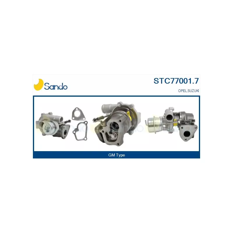Turbocompresseur, suralimentation SANDO STC77001.7