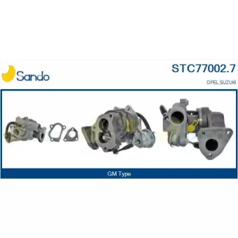 Turbocompresseur, suralimentation SANDO STC77002.7