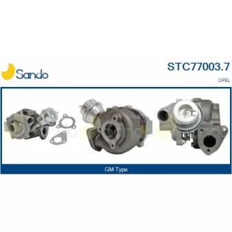 Turbocompresseur, suralimentation SANDO STC77003.7