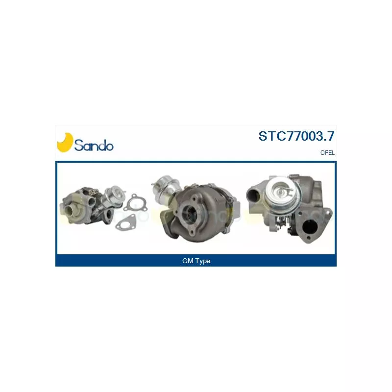 Turbocompresseur, suralimentation SANDO STC77003.7