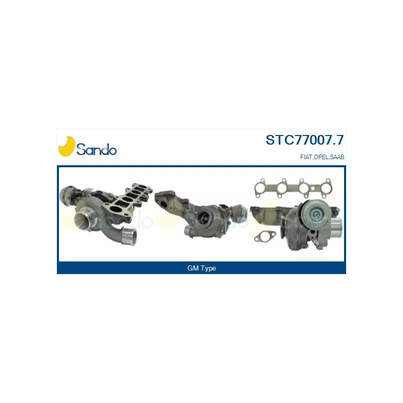 Turbocompresseur, suralimentation SANDO STC77007.7