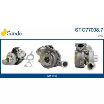 Turbocompresseur, suralimentation SANDO STC77008.7