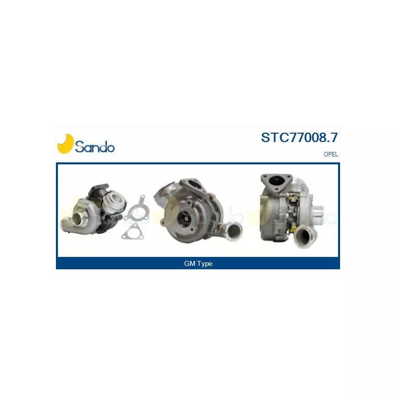 Turbocompresseur, suralimentation SANDO STC77008.7