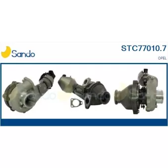 Turbocompresseur, suralimentation SANDO STC77010.7