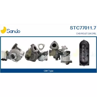 Turbocompresseur, suralimentation SANDO STC77011.7