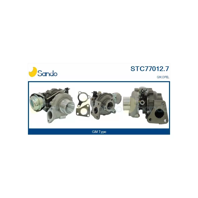 Turbocompresseur, suralimentation SANDO STC77012.7