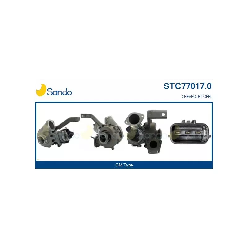 Turbocompresseur, suralimentation SANDO STC77017.0