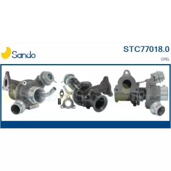 Turbocompresseur, suralimentation SANDO STC77018.0