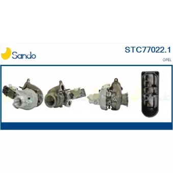 Turbocompresseur, suralimentation SANDO STC77022.1