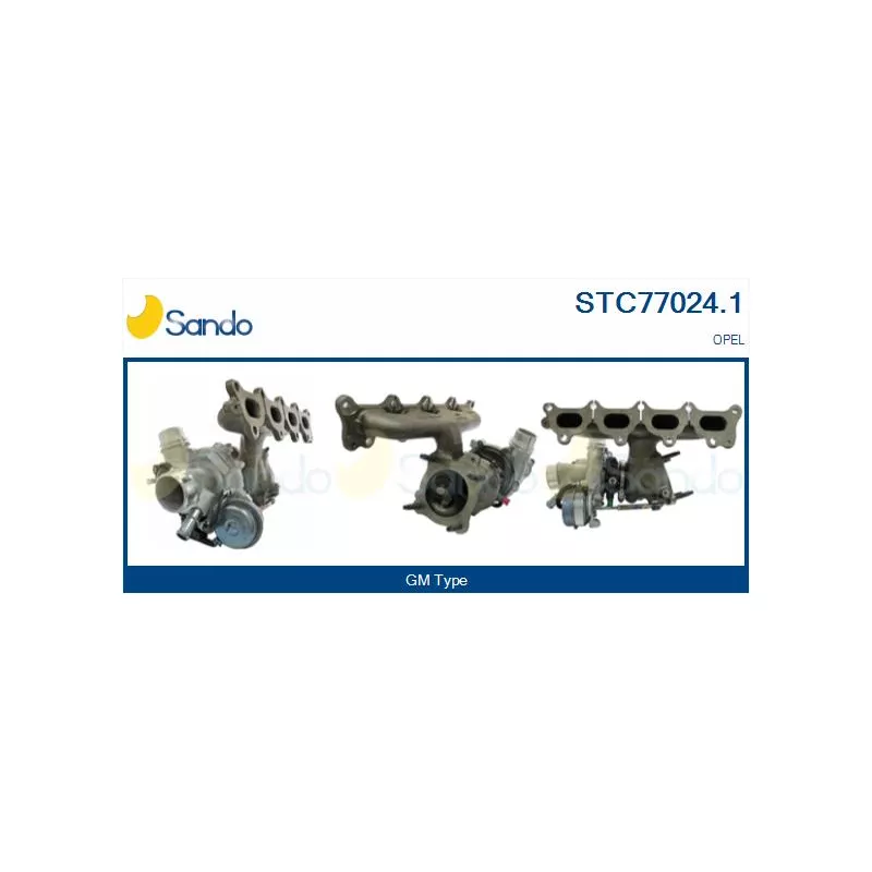 Turbocompresseur, suralimentation SANDO STC77024.1