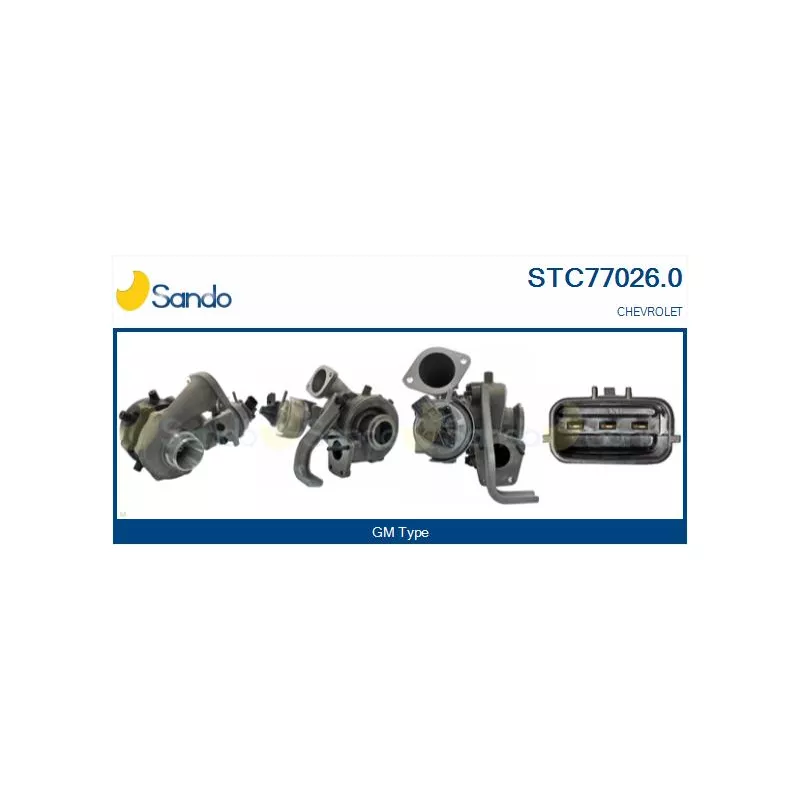 Turbocompresseur, suralimentation SANDO STC77026.0