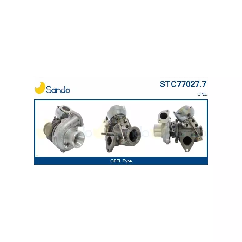 Turbocompresseur, suralimentation SANDO STC77027.7