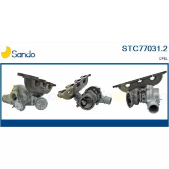 Turbocompresseur, suralimentation SANDO STC77031.2