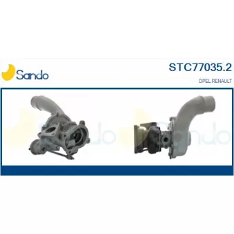 Turbocompresseur, suralimentation SANDO STC77035.2